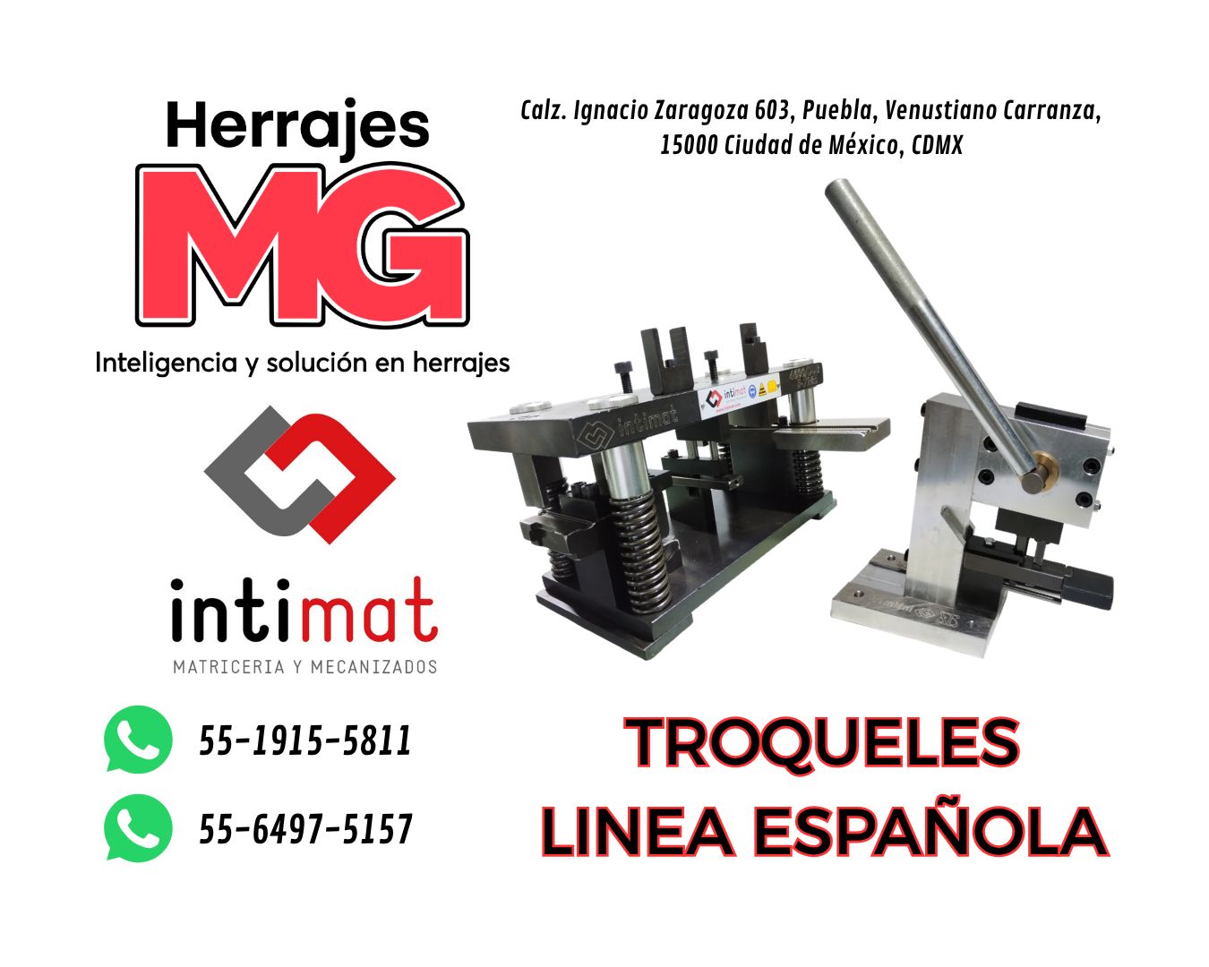 Troqueles línea española Herrajes MG