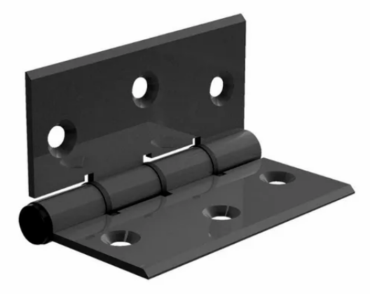 BISAGRA DE LIBRO NEGRA 3X3