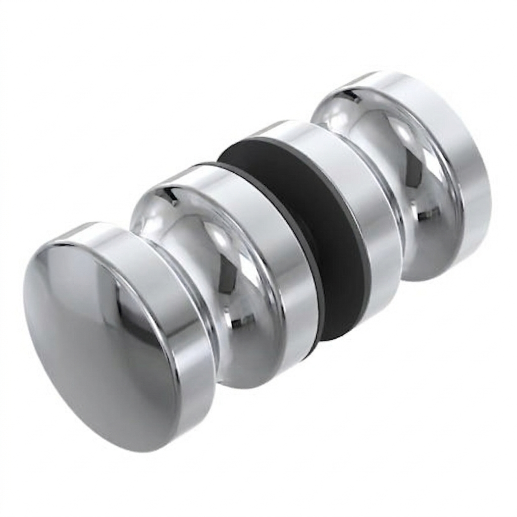 JALADERA DE POMO CROMO DOBLE POLEA