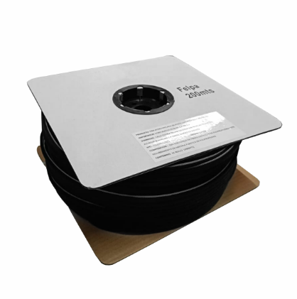 ROLLO DE FELPA NEGRA (200 MTS)